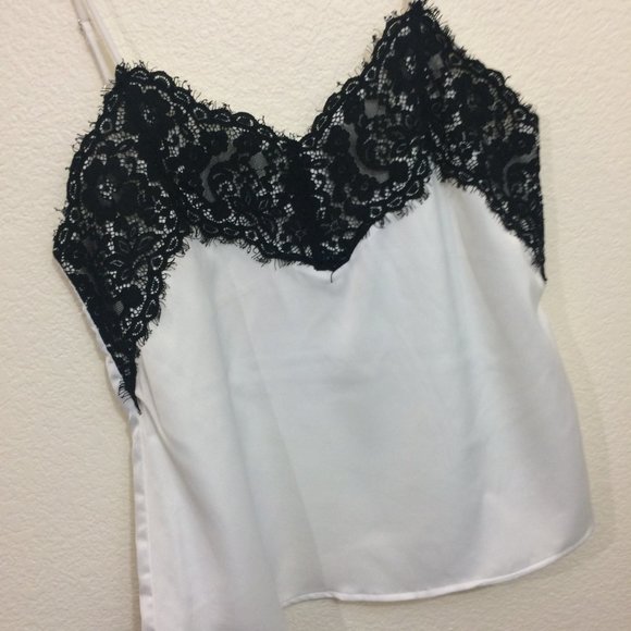 4/$25 🛍 Gibson Camisole Top Black Lace Detail - Picture 3 of 16